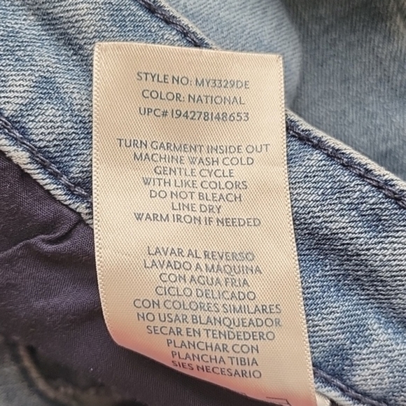 Seven7 Womens Medium Wash Distressed Cutoff Denim Shorts - Size 10 - Picture 11 of 11